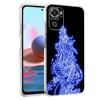 New Square Clear Soft Phone Case For Xiaomi Redmi Note 12 11 9S 9 8 10 Pro+ 7 8T 9C 9A 8A K40 Gaming Cover Tiger neon Leopard