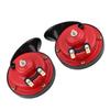 Pair of Dual Tone Loud Car Snail Air Horn 12V 135db Universal for Truck Car Boat Bike
