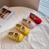 Girls Ballet Flats Casual Round Toe Cute Suede Ballerina Church Princess Shoes Spring Elegant Party Shoes Bow Size 21-30