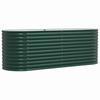 Elevated Garden Bed Green 240 X 80 X 81 Cm Steel
