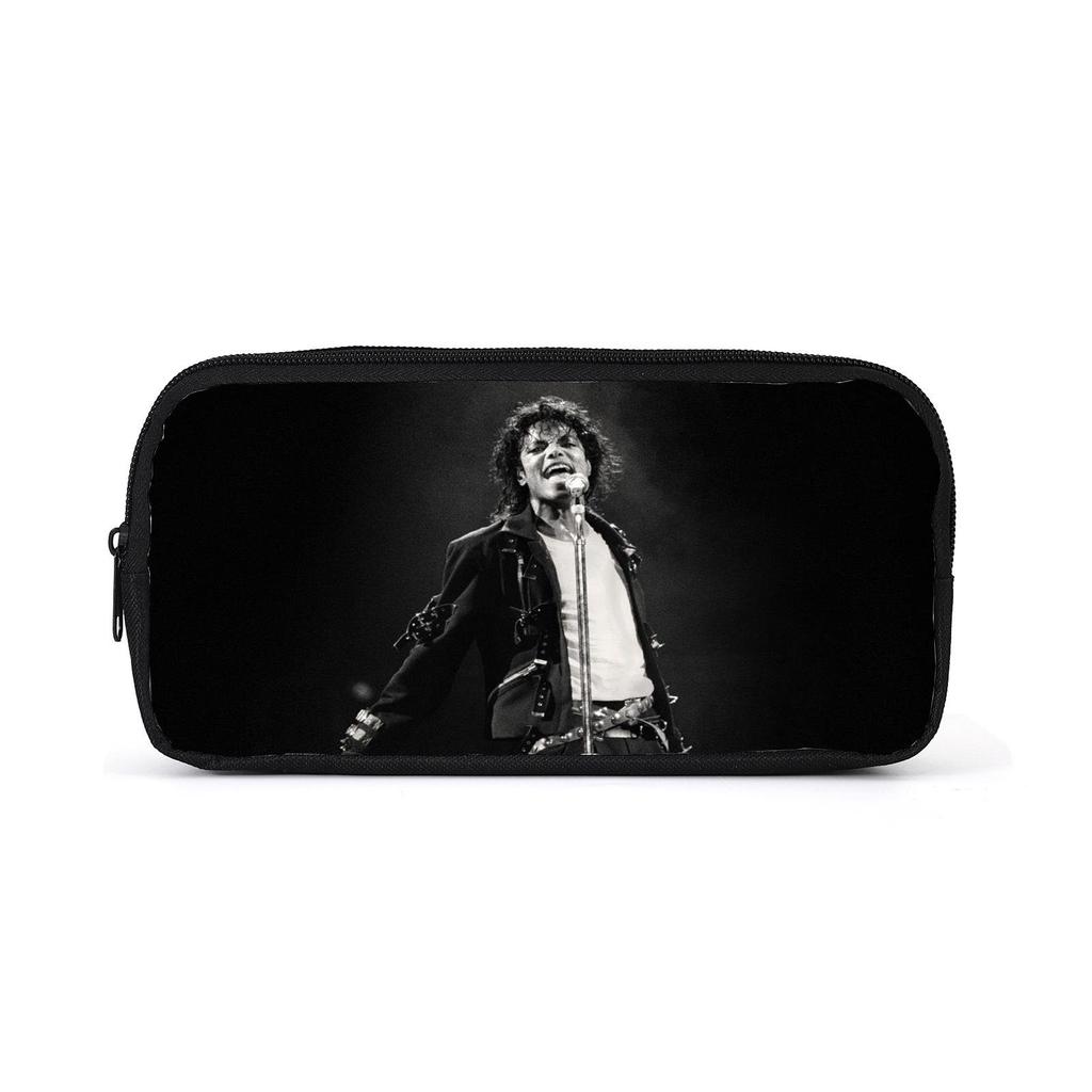 Michael Jackson Student Pencil Case - Simple Style Printed Stationery Bag