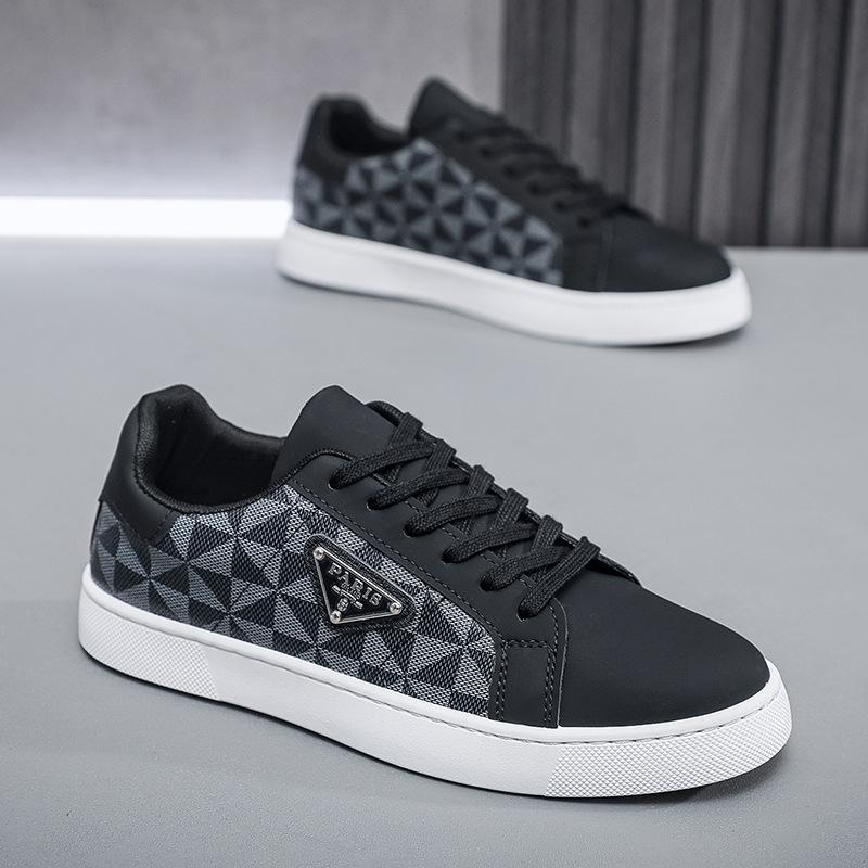 

Мужские универсальные дышащие кроссовки, повседневная обувь на все сезоны, спортивная обувь, кожаная обувь, обувь в британском стиле 44