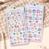 HOT 3D Flocking Embossed Stickers Cute Sniffles Rabbit Animal for Kids Girls Phone DIY Decoration Short Plush Stickers