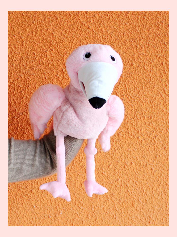 Marionnette à main interactive pour tout-petit: Peluche d'Oiseau à Grande Bouche Perroquet pour Raconter des Histoires & Apaiser