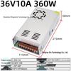 High Power 220V to 36V DC Switching Power Supply for Engraving Machines, Available in 400W, 500W, 1000W, 1500W