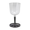 Portable Collapsible Wine Glass Shatterproof Clear Detachable Plastic Wine Glasses for Outdoor Camping Travel