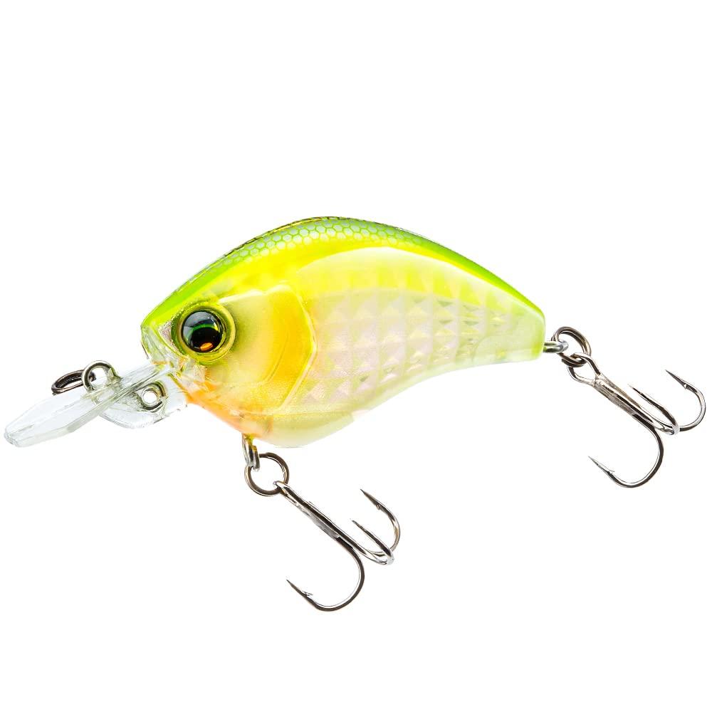 

DUEL Flat Crank 55F 55мм Призрачный Шартрез Спина Ловля Басса L-Басс