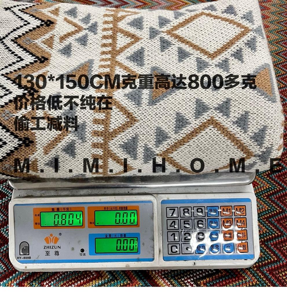 Thickened Knitted Bohemian Office Nap Air Conditioning Blanket with Sunlight Blanket Home Decoration Sofa Blanket Baby Blanket