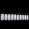 100pcs Nail Art Half Full Cover Artificial False Fake Nails Tips Manicure 02#