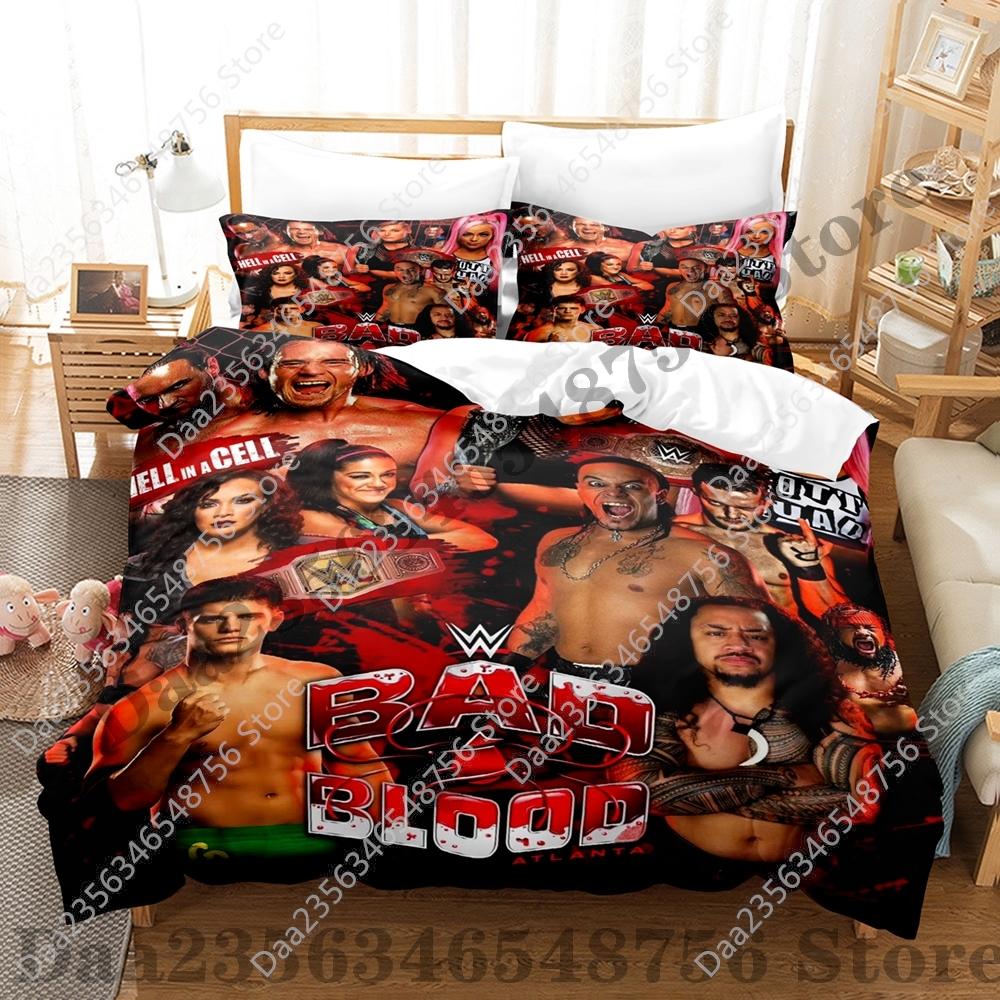 Comforter Lightning Jey Uso Bedding Set Single Twin Full Queen King Size Bed Set Adult Bedroom s Wwe 2K25 Bed