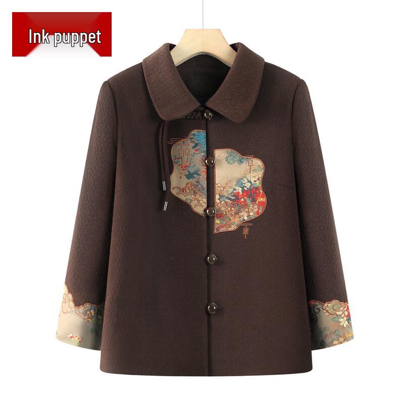 Elderly Women's Chinese Style Autumn Jacket