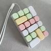 9-key 24-key Finger Button Toys Plastic Keycap Antistress Toys Keyboard Key Chain  for Adults Kid