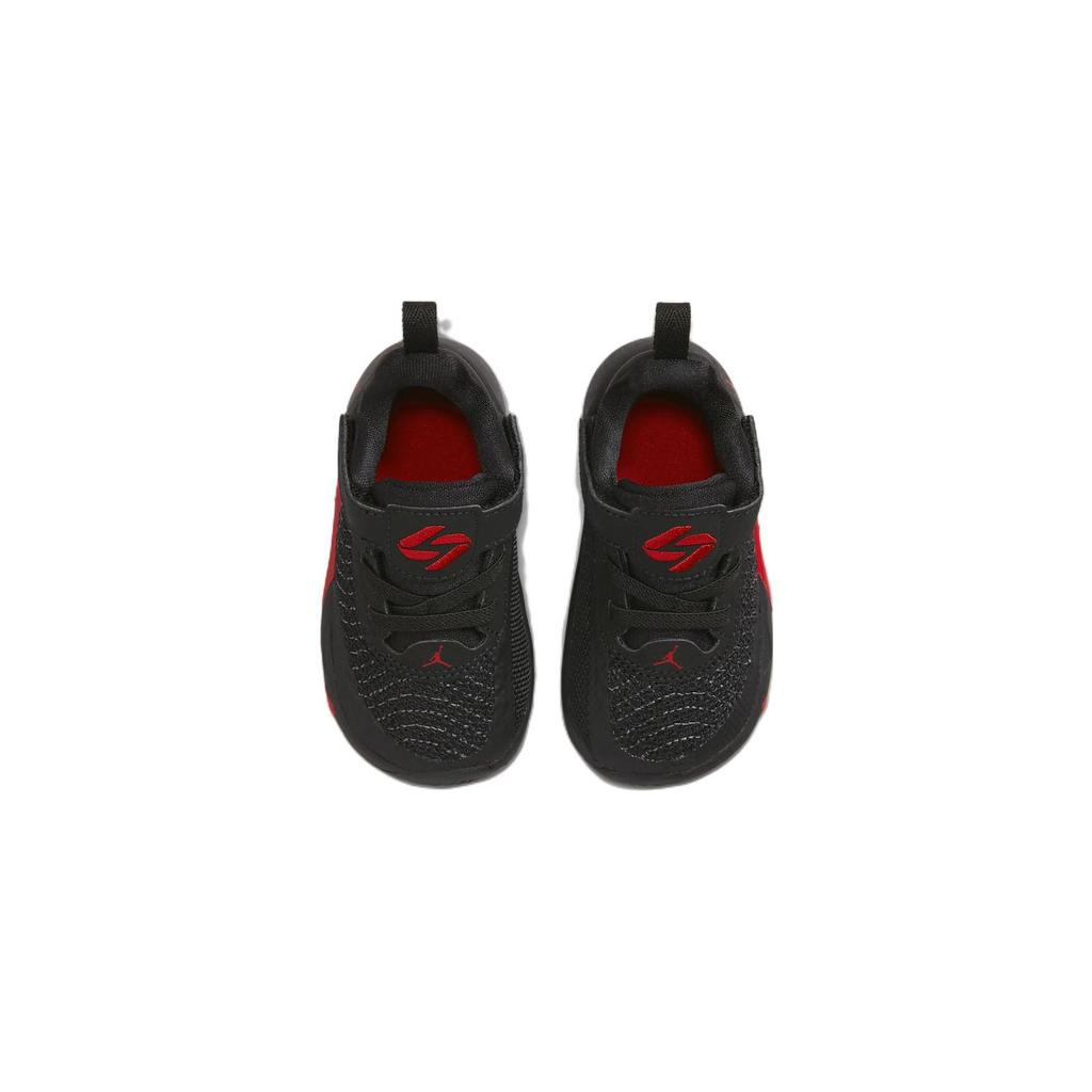 Air Jordan Luka 1 TD Bred Dětské tenisky Černá Univerzitní-Červená Tmavě-Šedá DR6085-060