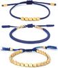 Trendy Handmade Adjustable Rope Bracelet with Irregular Copper and Artistic Beads for Men and Women