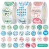Thank You Stickers Roll - Gift, Decoration, Journal Material, DIY Sealing, Cut Film Tape