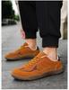 Men's Cross-Border Low-Top Lace-Up Autumn Wide Toe Casual Barefoot Flat Shoes, Plus Size Trendy Style