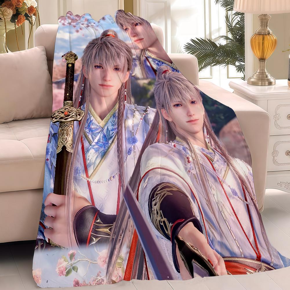 Game Deepspace Xavier Blanket Warm Soft Suitable For Bedroom Sofa Bed Living Room Office Travel Camping Gifts