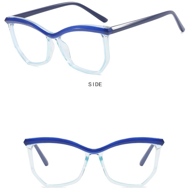 Women's Glasses, Optical Glasses, Fashionable Anti Blue Light Glasses, Frame Design, Glasses Frame, Women's Color Matching Glasses, Metal Hinge