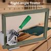 90-Degree Corner Clamp Woodworking Tool Ergonomic Handle Adjustable Jaw Aluminum Alloy Frame Angle Clamp Right Angle Clamp
