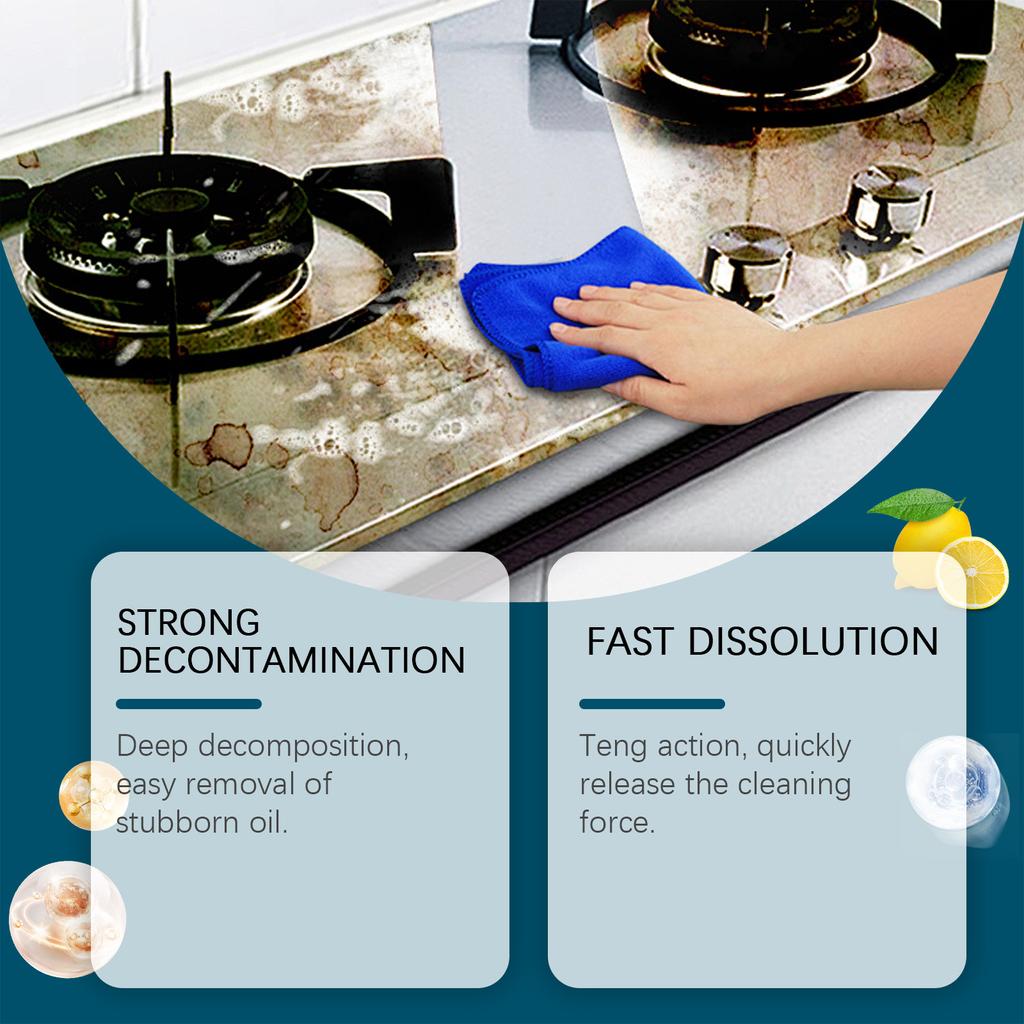 Šumivé tablety na dekontaminaci a odstranění oleje pro domácnost, multifunkční čisticí nástroj na mytí nádobí