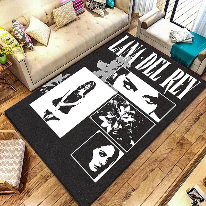 Lana Del Rey Carpet Rug for Living Room Bedroom Home Sofa Decoration,Kids play Non-slip Floor Mat