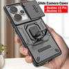 Magnetic Stand Funda for Realme 15 Pro Case Armor Slide Camera Holder Protection Shockproof Back Cover for Realme 15 5G Capa