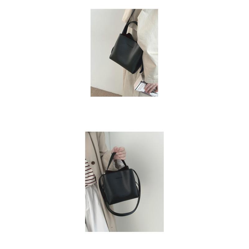 Tooxika Женская новая высококачественная фактурная сумка-ведро большой вместимости — фото 14