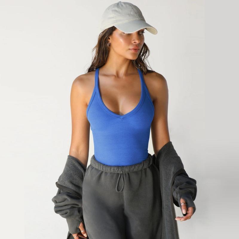Frühlings- und Sommerstrickweste für Damen Sexy Slim-Fit Top Mode Elegant Slim Fit Lässig Basic Innenliegendes Unterhemd Damenbekleidung 3718