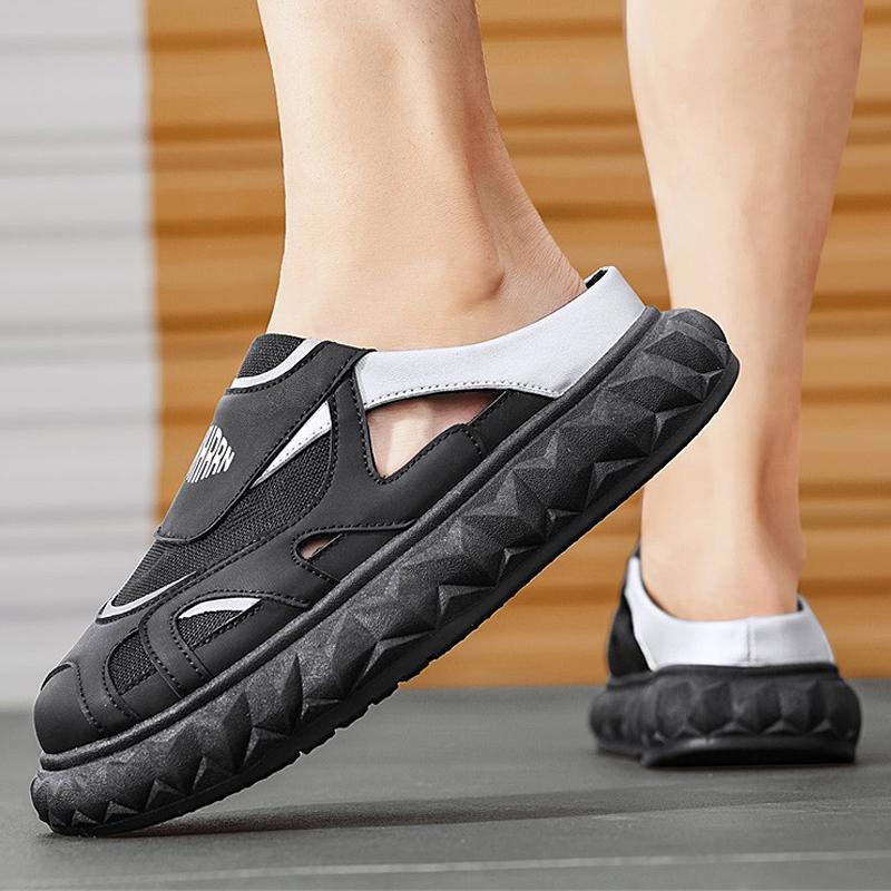 Fashion CYYTL Summer Men Slippers Casual Outdoor Comfort Slides Shoes Breathable Sneakers Walking Hiking Loafers Luxury Designer Fashion