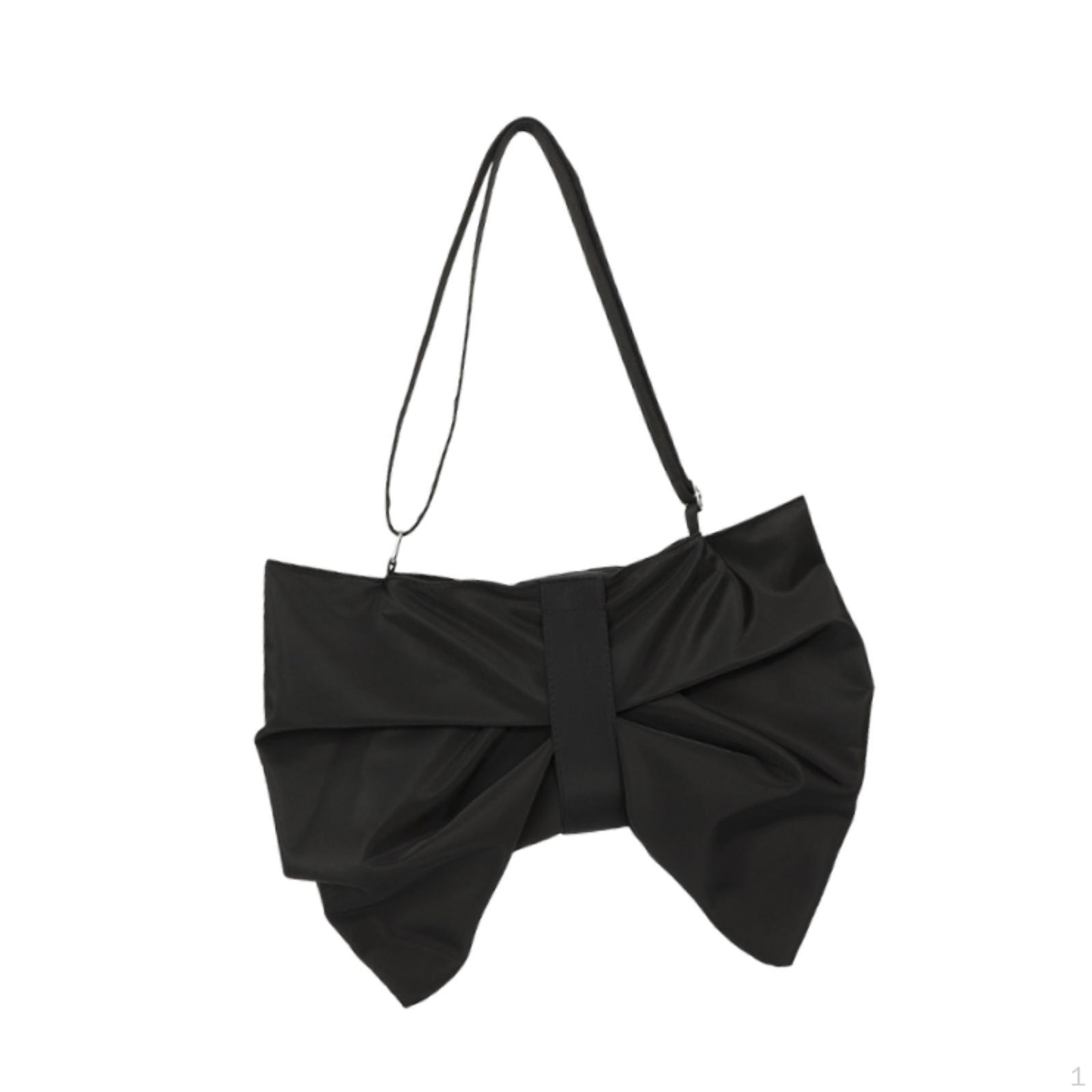 

Bow Shoulder Bag for Purse Use Daily Commute чёрный
