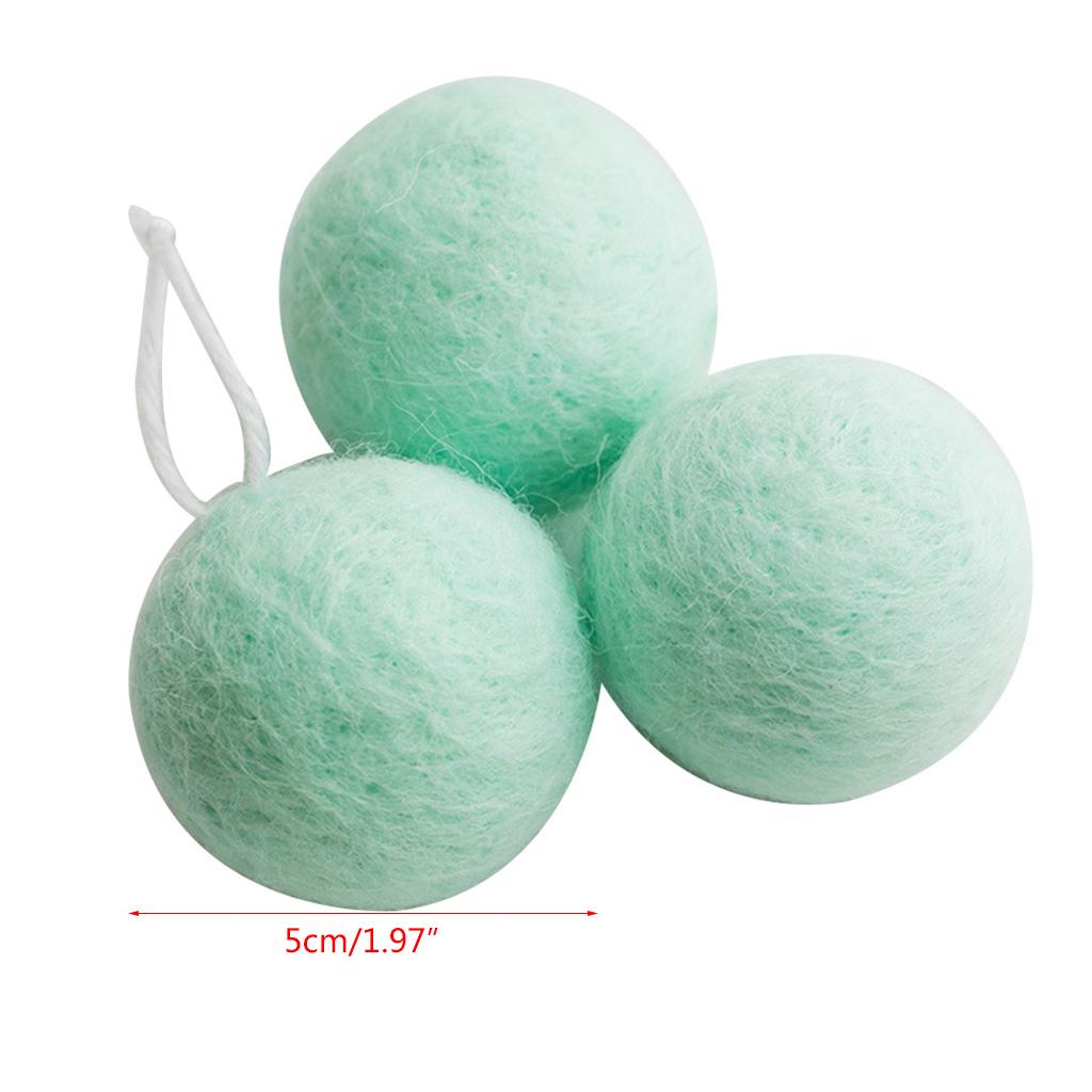 3x/Set Wool Felt Ball Hanging Pendant Photo Props Felt Ball Garlands Decoration