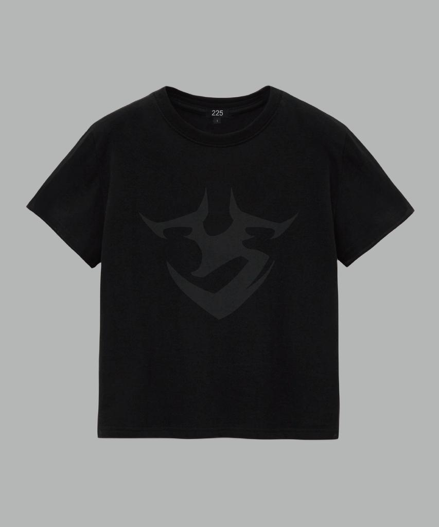 225 Logo Crop T-Shirt (Black)
