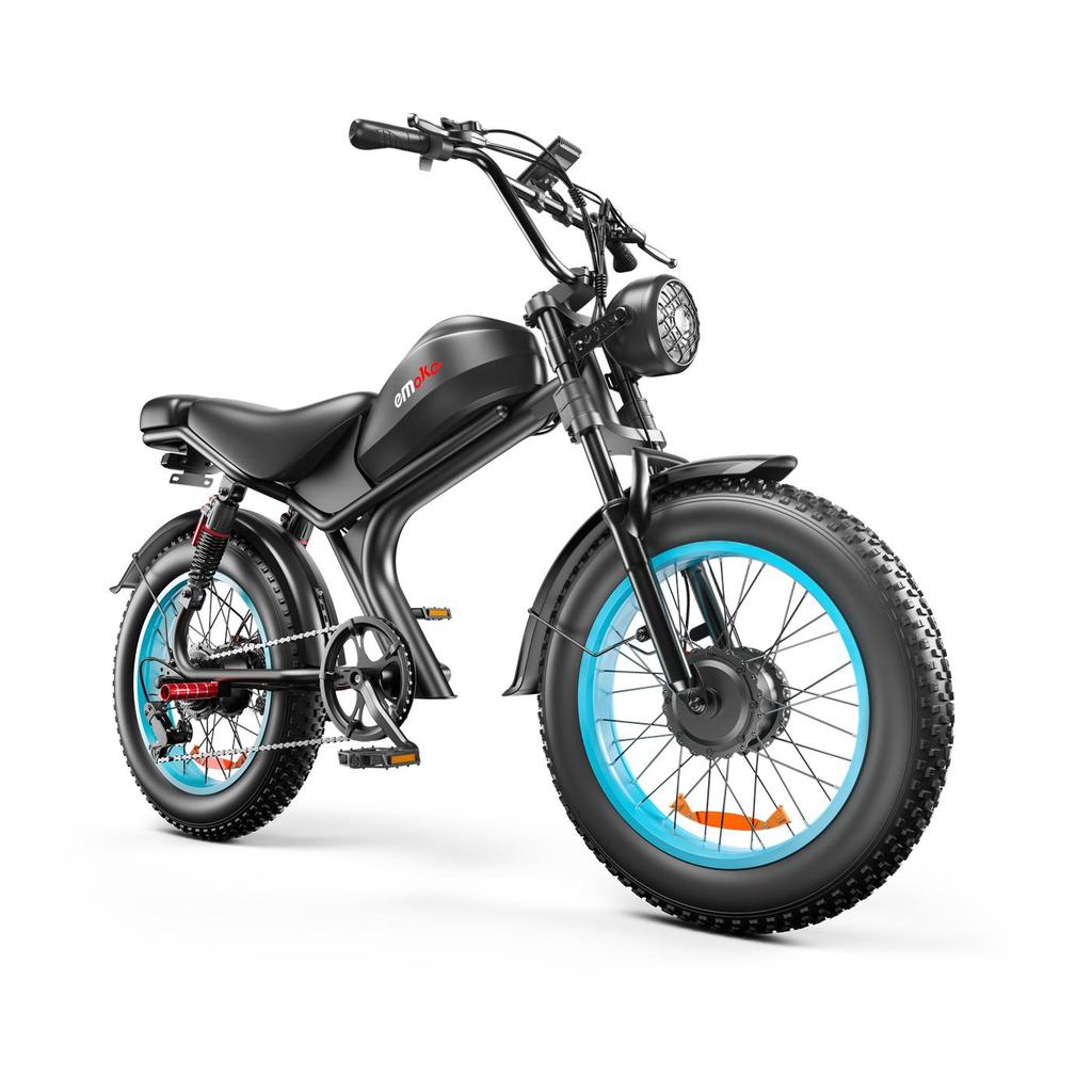 EMOKO C93 Double-drive Adult Mountain Electic Bicycle 1000*2 Motor Motor 48V23AH Battery Electic Bicycle All-Terrain EBike