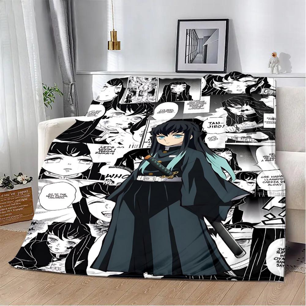 Printed Blanket, Picnic Blankets, Muichiro Tokito Warm Blanket, Soft and Comfortable Blanket, Birthday Gift for Home Travel