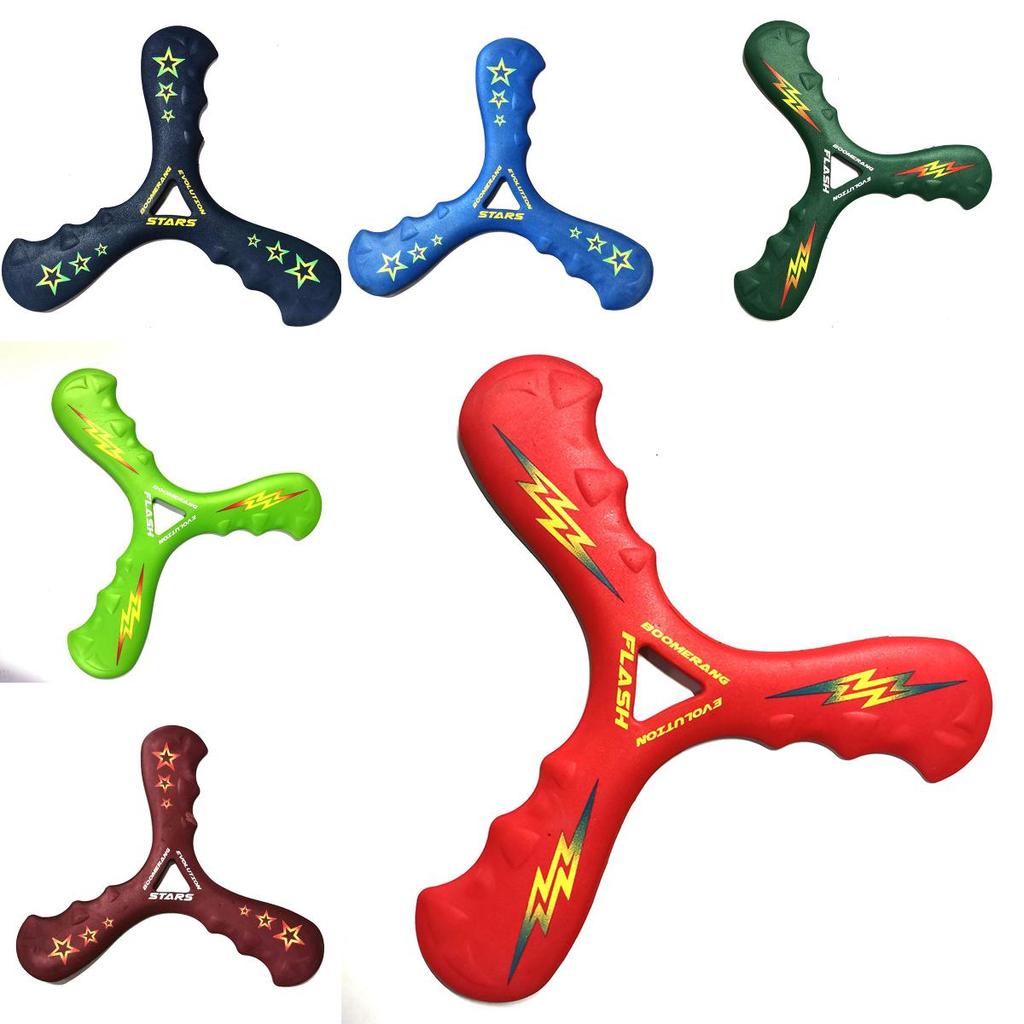 Lightning Three-leaf Children's Safe Boomerang Outdoor Leisure Toy Wholesale