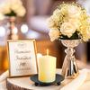 Metal Candle Holder Round Candle Candles Holder Plate Pillar Candle Tray