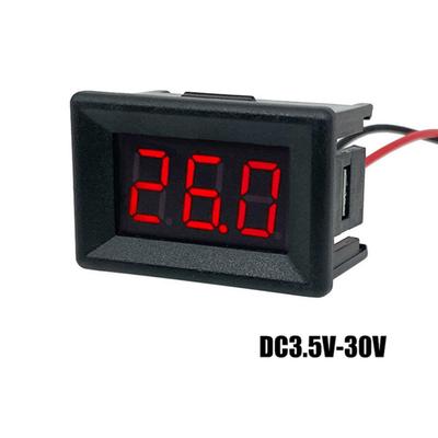 1-10Pcs Mini Digital Voltmeter Module Volt Meter 0.36 Inch LED Screen Voltmeter DC0-30V 3 Bits Digital Panel Voltage Meter Tool
