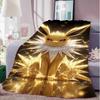 Fluffiga mjuka filtar för sängar Kawaii E-Eevee Älvor Anpassad filt Hem och dekoration Sommar täcke Cobija Jul Anime