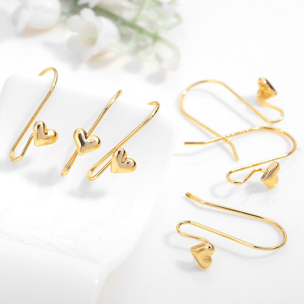 1 Pair Metal Woman Earring Hook Cute DIY Replacement Electroplated Ladies Jewelry Making Eardrop Pendant Hooks Findings
