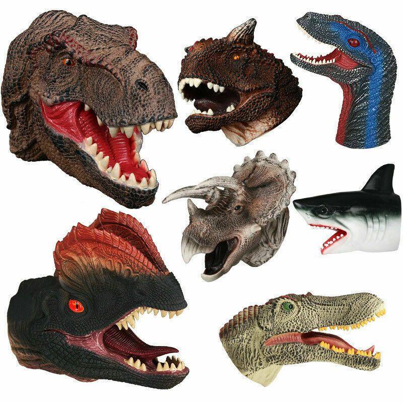 Realistic Animal Dinosaur Hand Puppet For Kids Soft Plastic Educational Toy