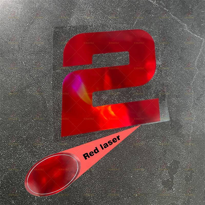 1pc Red Laser Number 0-9 Motorcycle Stickers Waterproof for Fairing Helmet Scooter Bicycle Frame Top Tube Universal Vinyl Decals