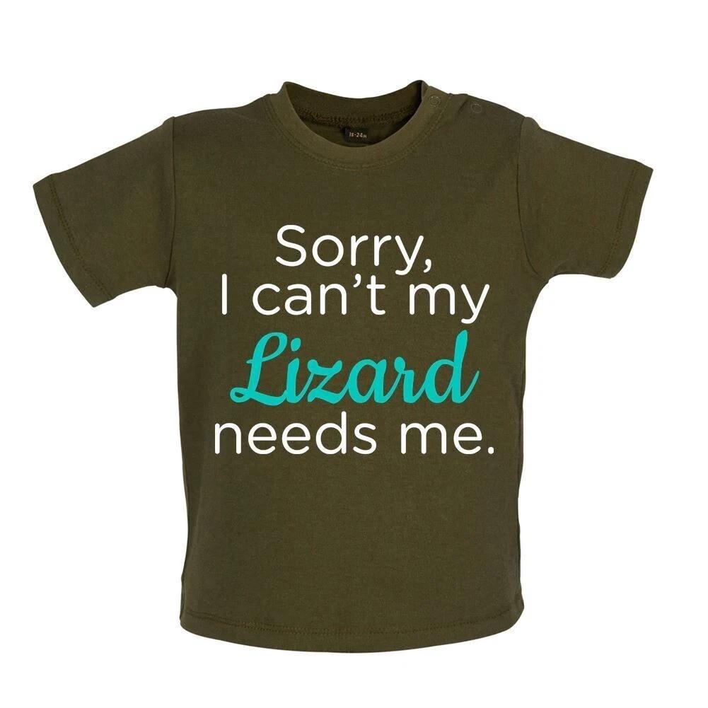 Sorry I Can t My Lizard Needs Me - Baby/Romper 160