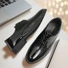Tailoring Patent Leather Soft Work Social Shoe Male Cheap Liquidation Casual Business Gentleman 2026 Trend 39 Men's Formal Shoes