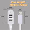 Neuer Micro-USB-Hub mit mehreren USB-Anschlüssen und 3 Anschlüssen, Hub USB High Speed HUb USB-Splitter für PC-Computerzubehör