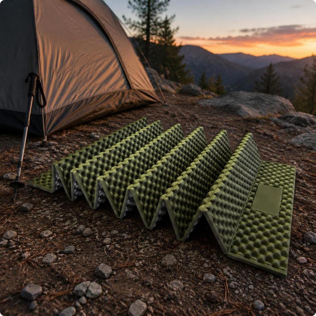 IXPE Foam Sleeping Pad Foldable Folding Camping Mat Moisture Resistant