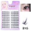 Natürliche Wimpernbüschel DIY Manga Wimpern Transparent Terrier Stränge Wimpern Weiche Falsche Wimpern Wimpern Tägliches Make-Up