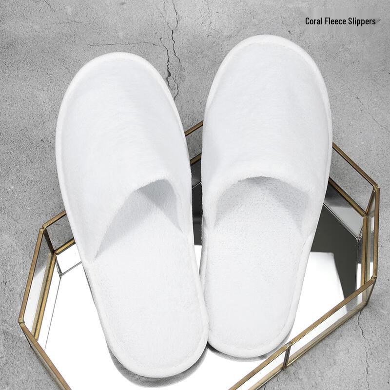 High-Grade Disposable Anti-Slip Slippers (50 Pairs)