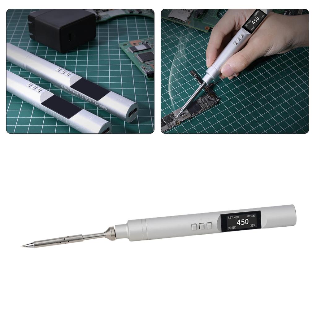 PTS200 65W/PD3.0 Smart Adjustable Digital Soldering Iron TypeC-Interface Soldering Iron Open Sources Programming Soldering Tool