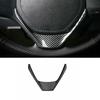 For Toyota Corolla Cover Trim Carbon Fiber Steel Steering Wheel Sheet 2014-