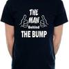 T Shirt The Unisex Behind Bump Lustig Spruch Neu Papa Geburtstag MNner Herren Vintage Fashion Graphic Breathable